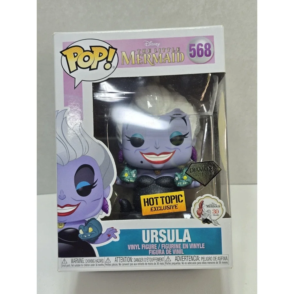 Ursula Diamond Glitter Funko Pop Disney Little Mermaid Hot Topic Exclusiv 568 F1